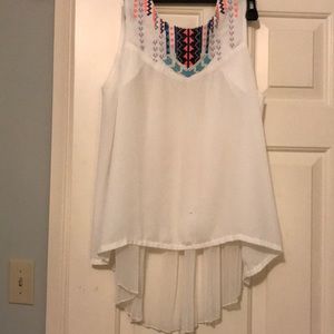 Karlie embroidered top